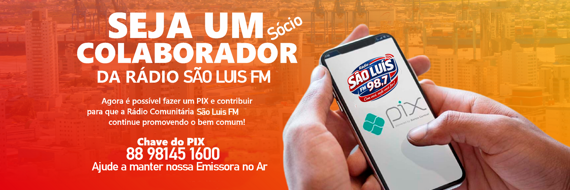 Colabore com nossa Emissora