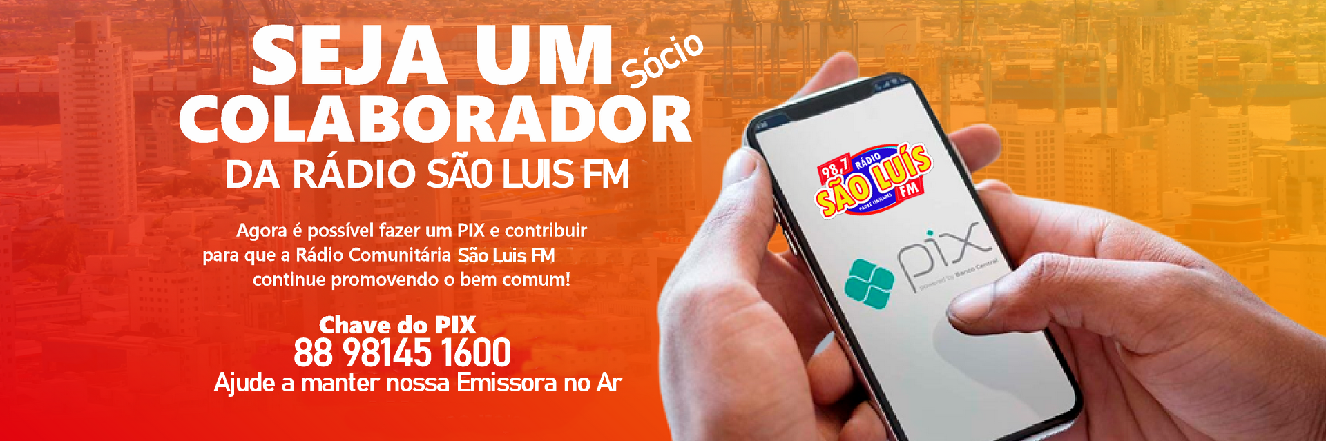 Colabore com nossa Emissora